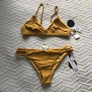 Amuse Gold Bikini Top
